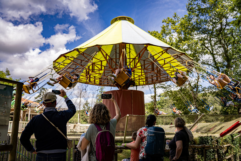 Vol à toute vitesse dans le Manège Voltigeur